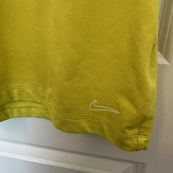 Nike Women's Golf Polo Shirt Tank Size XL Dri-Fit Sport Sleeveless Yellow White - Picture 5 of 11